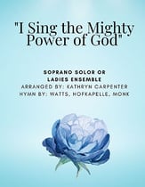 I Sing the Mighty Power of God Unison choral sheet music cover